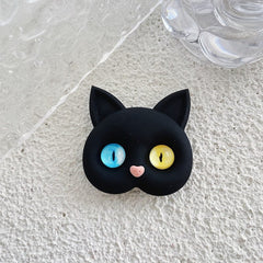 Air Sac Phone Holder, Griptok Korean INS Kawaii 3D Cat Cellphone Finger Ring Stand