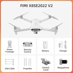 FIMI X8SE V2 Drone with FPV 3-axis Gimbal 4K Camera - Smart Tech Shopping