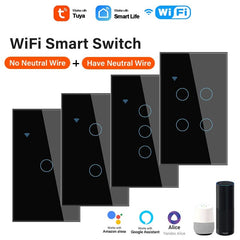 Effortless Light Control: Tuya WiFi Smart Light Switch Works with Alexa & Google