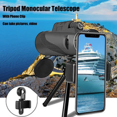 80X100 HD Professional Monocular Telescope For Outdoor Camping Accessory
