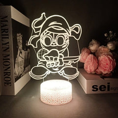 3D Night Lamp Gaming Room Desk Setup Lighting Decor Gamepad Icon