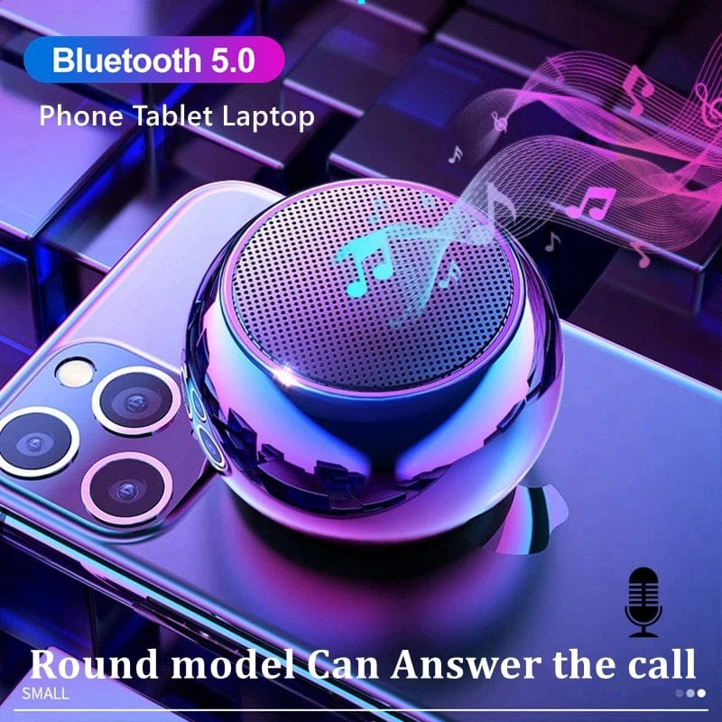 TWS Mini Bluetooth Speaker with Mic For Cell Phone and Tablet - Smart Tech Shopping