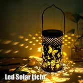 Cast a Magical Glow: Retro Butterfly Shadow Solar Lights for Outdoor Decor