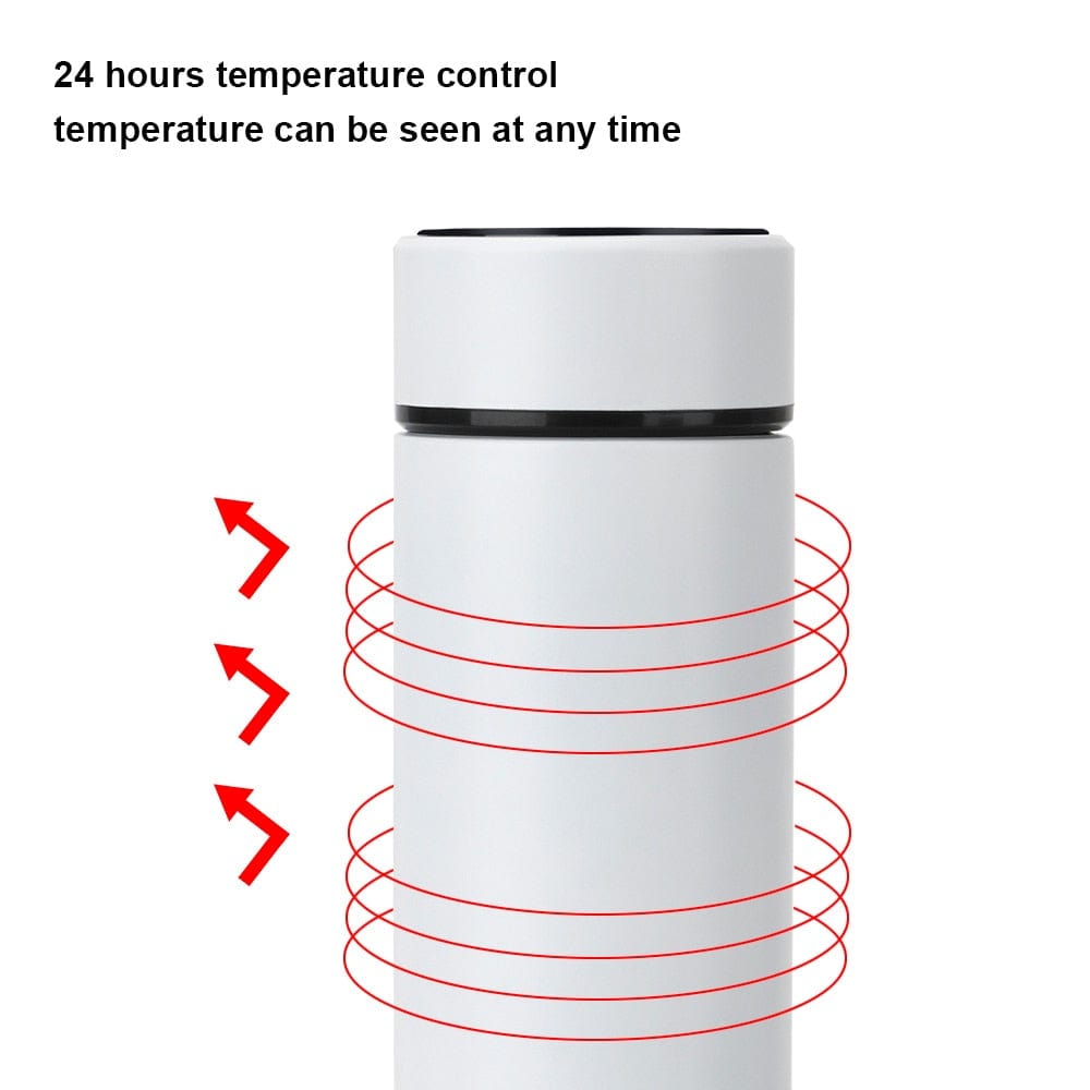 Outdoor Travel Waterproof Picnic Stainless Steel 500ML Smart Insulation Coffee Cup - Smart Tech Shopping