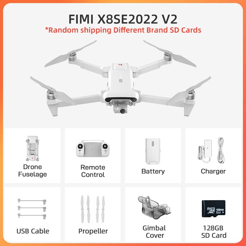 FIMI X8SE V2 Drone with FPV 3-axis Gimbal 4K Camera - Smart Tech Shopping