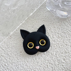 Air Sac Phone Holder, Griptok Korean INS Kawaii 3D Cat Cellphone Finger Ring Stand