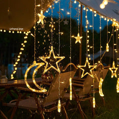 Twinkle Like Stars: Solar Moon Star String Lights for Home & Holidays