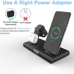 6 in 1 Wireless Charger iPhone,Samsung Fast Charger with Holder - Smart Tech Shopping