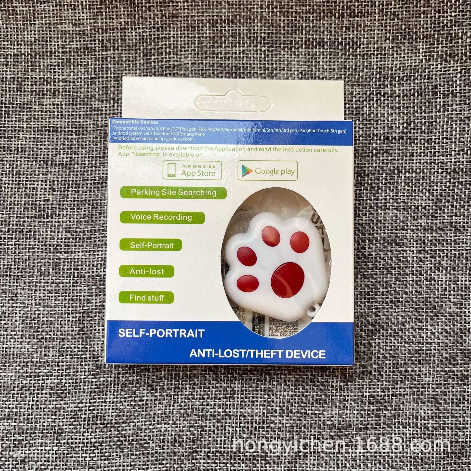 Dog paw Bluetooth anti-lost device locator - Smart Tech Shopping