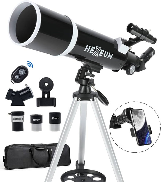 Hexeum 80 600 Telescope: Ideal for Beginner Stargazing