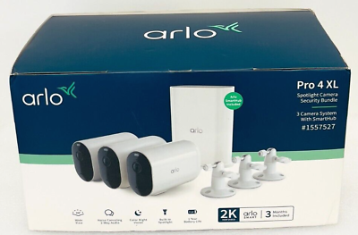 Arlo Pro 4 XL Spotlight 3-Camera Bundle – Ultimate Home Security