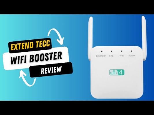 Extend Tecc WiFi Booster: Eliminate Dead Zones & Boost WiFi Signal