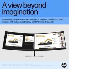 HP E45c G5 DQHD Curved Monitor for Work & Play