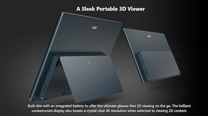 Acer Nitro 3D Monitor: Glasses-Free Stereoscopic Display (Portable, 4K UHD)