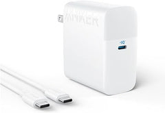 Mac Book Pro Charger, 100W USB C Charger, Anker 317 Compact and Foldable Fast Charger for MacBook Air, Samsung Galaxy, iPad Pro, and All USB C Devices, 5 ft USB C to USB C Cable Included