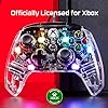 HyperX Clutch Gladiate RGB – Wired Controller, Officially Licensed by Xbox, Programmable RGB Lighting, Dual Trigger Locks, Programmable Buttons, Dual Rumble Motors, Clear