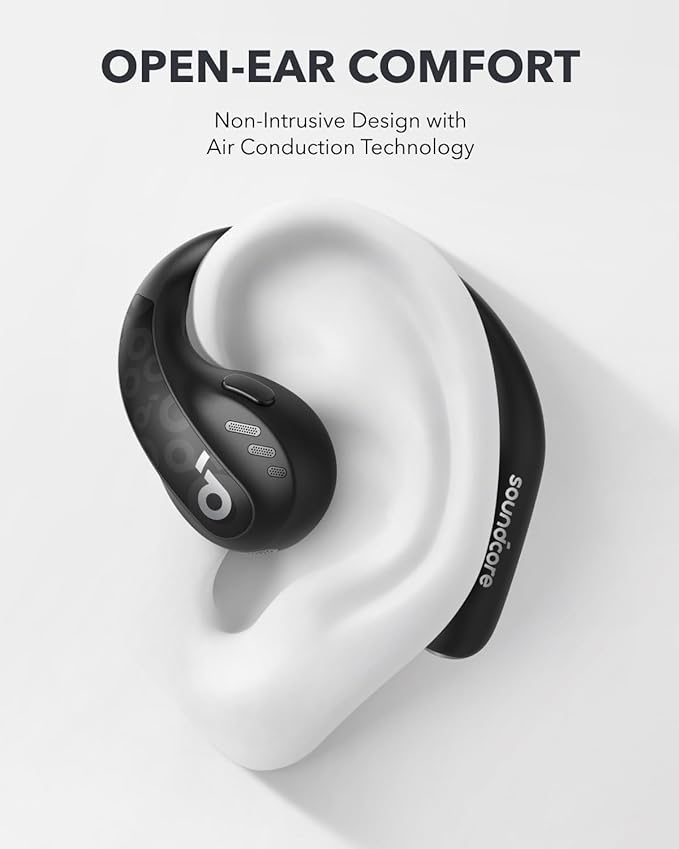 Soundcore by Anker AeroFit Pro: Open-Ear Headphones with Secure Fit & Rich LDAC Audio