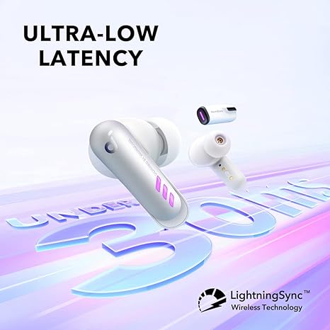 Soundcore VR P10 Gaming Earbuds-Low Latency, Meta Officially Co-branded, Dual Connection, 2.4GHz Wireless, USB-C Dongle Included-Compatible with Meta Quest 2, Steam Deck, PS4, PS5, PC, Switch