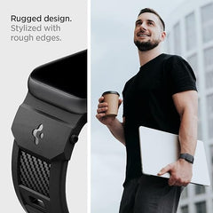 Spigen Rugged Apple Watch Band: Military Toughness, All-Day Comfort (Ultra/Series 8/7/6/SE/5/4)