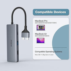 USB C Docking Station, 9 in 2 USB C Hub Compaitble with MacBook Pro/Air