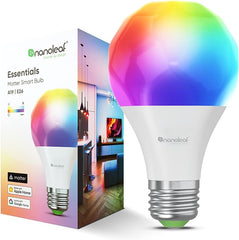 Nanoleaf Essentials A19: Smart Light Bulb for Vivid Colors & Smart Home Control