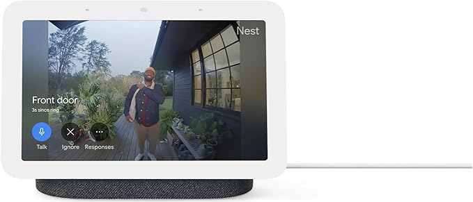 Google Nest Hub 7” Smart Display 2nd Generation with Google Assistant - Charcoal