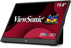 ViewSonic VA1655: 15.6" Portable Monitor for Work & Play (USB-C, Mini HDMI, Case)