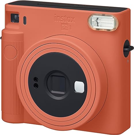 Fujifilm SQ1: Instant Square Pics! (Terracotta Orange, Easy to Use)