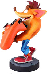 Exquisite Gaming: Crash Bandicoot 4 - Original Mobile Phone & Gaming Controller Holder, Device Stand, Cable Guys, Licensed Figure