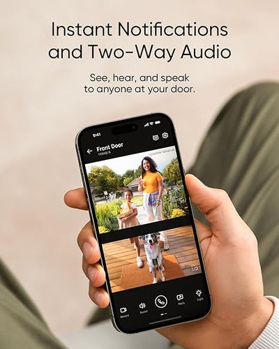 eufy Security Video Doorbell E340 Dual Cameras with 2K Full HD and Color Night Vision