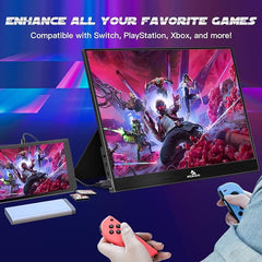 NexiGo 300Hz Portable Gaming Monitor: FHD, FreeSync, G-SYNC Compatible (17.3")