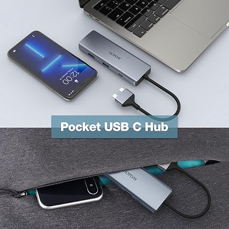 USB C Docking Station, 9 in 2 USB C Hub Compaitble with MacBook Pro/Air