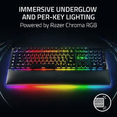 Razer BlackWidow V4 Pro: Silent Yellow Switches & Chroma RGB - Elevate Your Gameplay