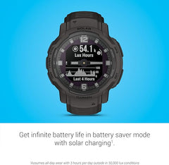 Garmin Instinct Crossover Solar: Solar-Powered Smartwatch for Adventure (GPS, Fitness Tracking)
