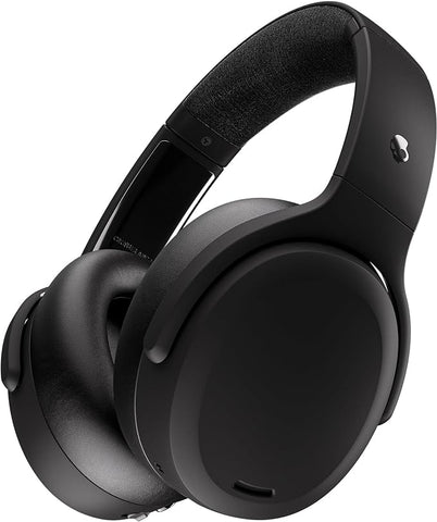 Skullcandy Crusher ANC 2 Over-Ear Noise Cancelling Wireless Headphones with Sensory Bass, 50 Hr Battery, Skull-iQ, Alexa Enabled, Microphone, Works with Bluetooth Devices - Black