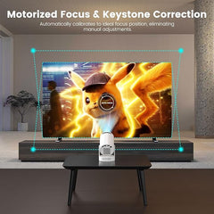 Mini Portable Projector – 4K Visuals, Android Power, All in Your Pocket