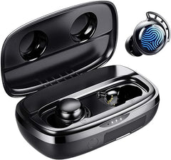 Tribit Wireless Earbuds, 110H Playtime Bluetooth 5.3 IPX8 Waterproof Touch Control True Wireless Bluetooth Earbuds