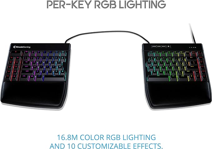 Kinesis Freestyle Edge RGB Split Gaming Keyboard