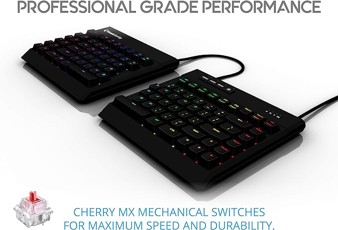 Kinesis Freestyle Edge RGB Split Gaming Keyboard