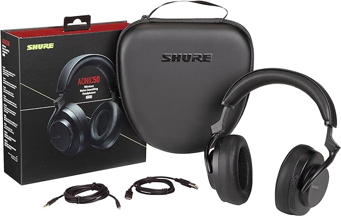 Shure AONIC 50 Gen 2: Studio Sound, ANC Headphones with 45H Battery Life