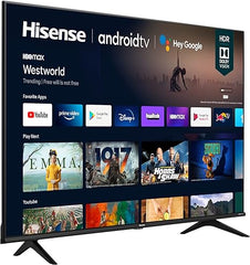 Hisense 65A6G 4K Ultra HD Android Smart TV with Alexa Compatibility (2021 Model), Black
