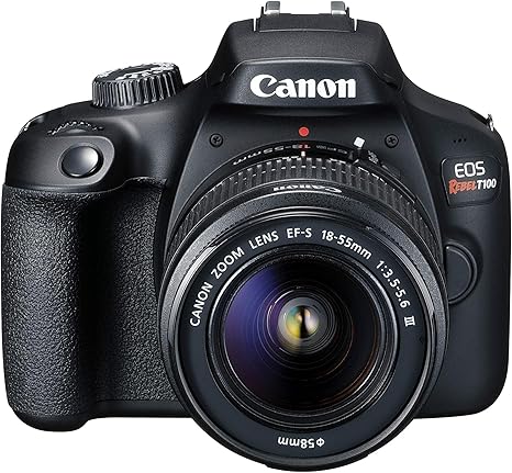 Canon EOS Rebel T100 DSLR Camera with EF-S 18-55mm f/3.5-5.6 III Lens