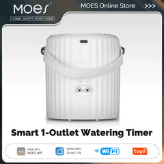 MOES Tuya WiFi Watering Timer pump: Smart Sprinkler System for Effortless Garden Care