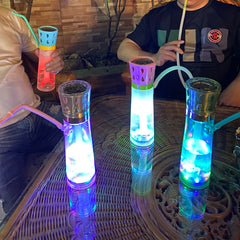 Mini Hookah Cup with LED Light - Portable Shisha Perfection & Travel-Friendly