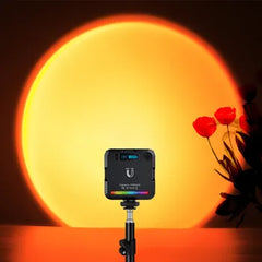 16-Color RGB Sunset Lamp: Wall Projector, Phone Selfie Light & More! (USB-Powered)