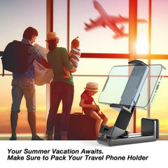 Travel folding mobile phone stand For Car Desktop gym Air navigation stand luggage universal live bracket Mobile phone Holders