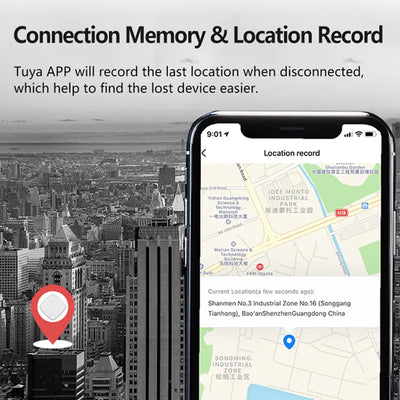 Tuya Smart Tag Anti-Lost Alarm Wireless Bluetooth Tracker Phone Stuff Two-way Search Suitcase Key Pet Finder Location Record