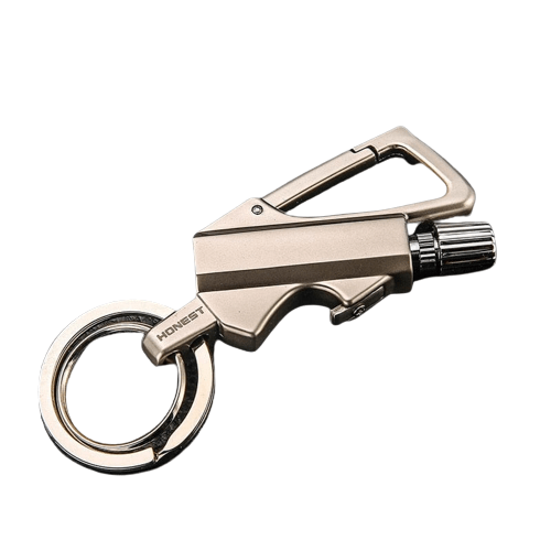 Metal Keychain Wilderness Survival Lighter , Kerosene Lighter Men's Gift Fun Gadget