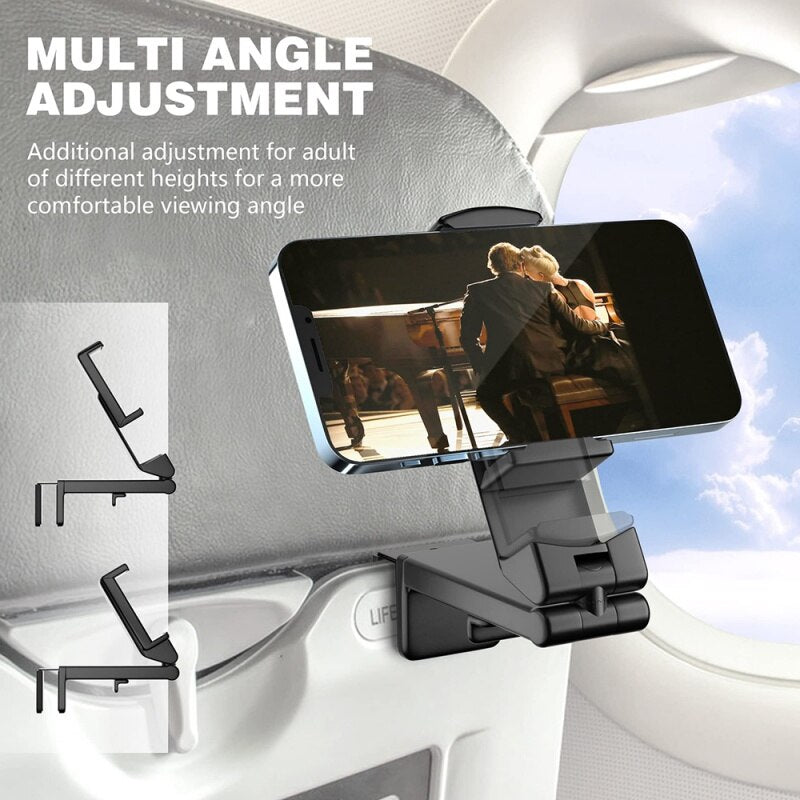 Travel folding mobile phone stand For Car Desktop gym Air navigation stand luggage universal live bracket Mobile phone Holders