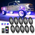 Rock Lights for Trucks, RGB LED Rock Lights with APP / Remote Control & Music Mode, for Pickup Off Road Jeep SUV ATV UTV Car